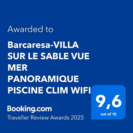Barcaresa-villa Sur Le Sable Vue Panoramique Piscine Clim Wifi * Le Barcarès