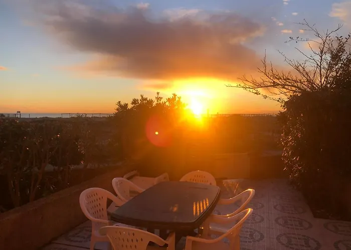 Barcaresa-villa Sur Le Sable Vue Panoramique Piscine Clim Wifi 빌라